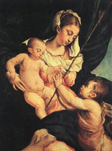 BASSANO, Jacopo Madonna and Child with Saint John the Baptistn 76uy China oil painting art